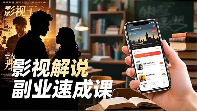 （16740期）Tk影视解说副业速成课，软件安装、全流程实操、爆款预设，新手两周变现-168网创