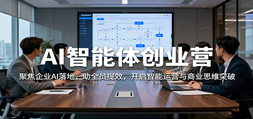 AI智能体创业营:聚焦企业AI落地,助全员提效,开启智能运营与商业思维突破-168网创