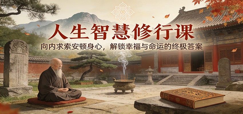 人生智慧修行课：向内求索安顿身心，解锁幸福与命运的终极答案-168网创