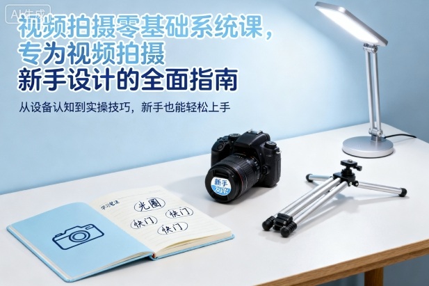 视频拍摄零基础系统课,专为视频拍摄新手设计的全面指南-168网创