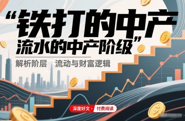 付费文章：铁打的中产，流水的中产阶级-168网创