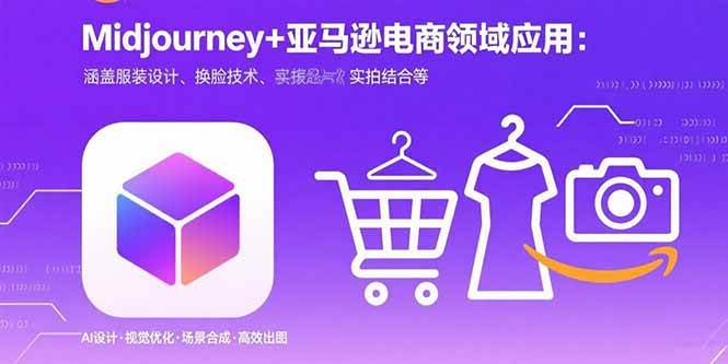 (15777期)Midjourney+电商领域商业应用:涵盖服装设计、换脸技术、实拍结合等-168网创