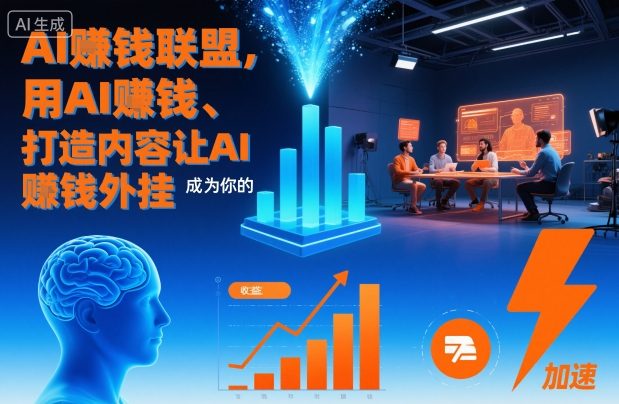 AI賺钱联盟,用AI賺钱、打造内容让AI成为你的賺钱外挂-168网创