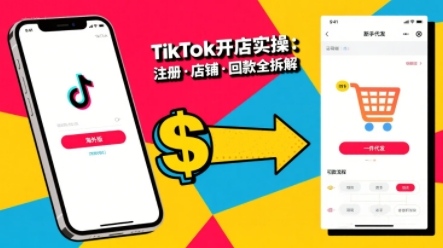 TikTok从开店到投流的进阶课,从基础实操到高阶技巧一网打尽-168网创