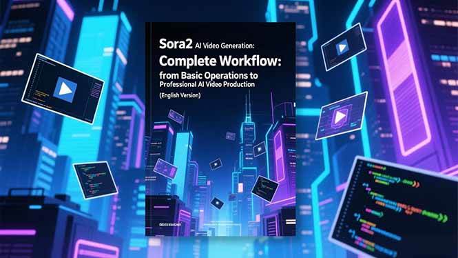 （16758期）Sora2 AI视频生成的系统教程（英文版）：从基础操作到专业级AI视频制作的完整工作流-168网创