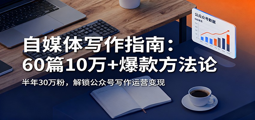自媒体写作指南：60篇10万+爆款方法论，半年30万粉，解锁公众号写作运营变现-168网创
