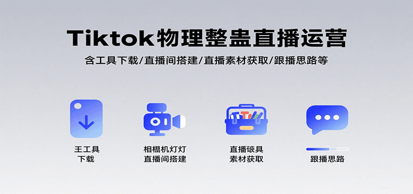 Tiktok物理整蛊直播运营，包含工具下载/直播间搭建/直播素材获取/跟播思路等-168网创