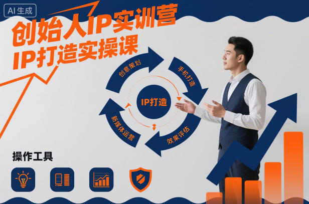 创始人IP实训营，IP打造实操课-168网创