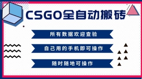 CSGO全自动搬砖,年底钱回家好项目,当天可拿到结果,新手小白轻松月入1W+【揭秘】-168网创