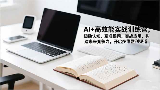 (16635期)AI+高效能实战训练营,破除认知、精准提问、实战应用,构建未来竞争力,开启多维盈利渠道 (16635期)AI+高效能实战训练营,破除认知、精准提问、实战应用,构建未来竞争力,开启多维盈利渠道